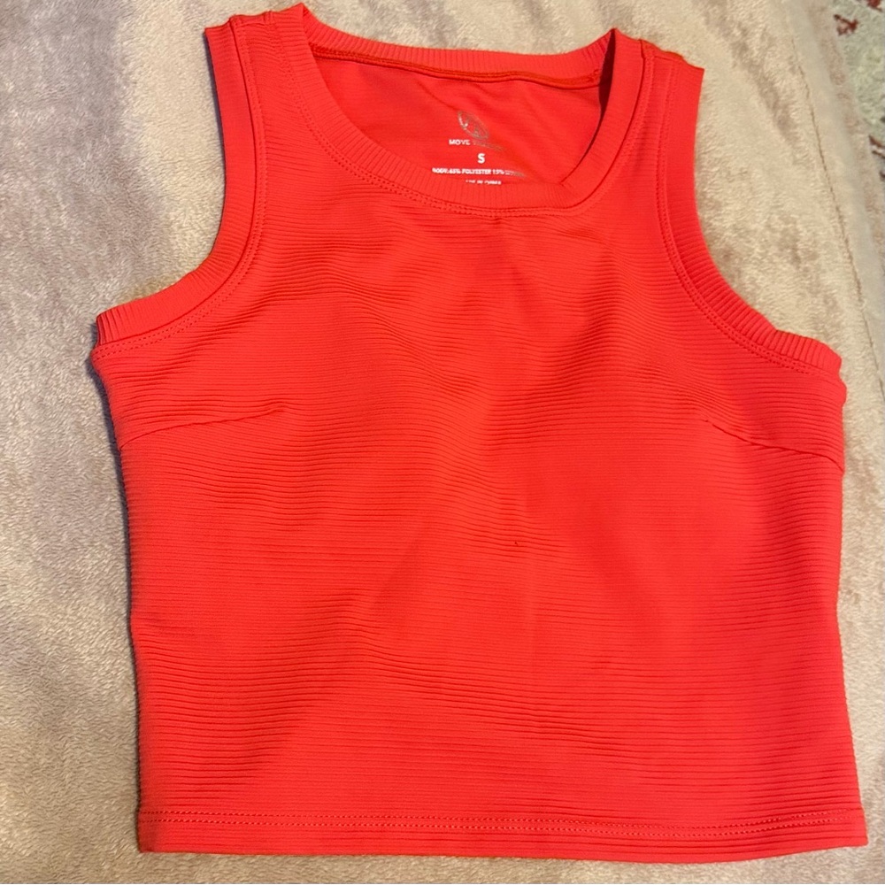 Move Theology Red Active Top - Small